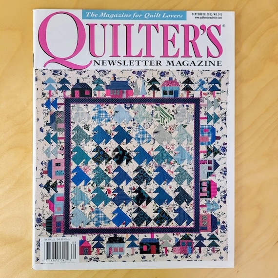 Vintage Quilter's Newsletter Magazine September 2002, Quilt