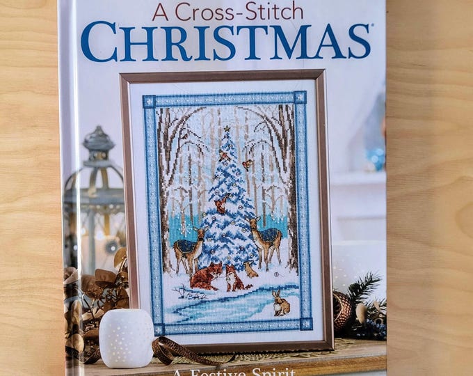 Counted Cross Stitch Book A Festive Spirit, Christmas Embroidery - Etsy