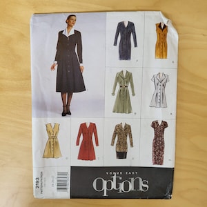 Vogue Sewing Pattern 2193 Misses' Dress, Tunic and Skirt Size 18-22