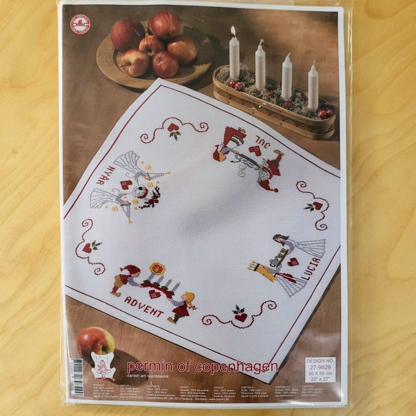 Cross Stitch Table Topper Etsy