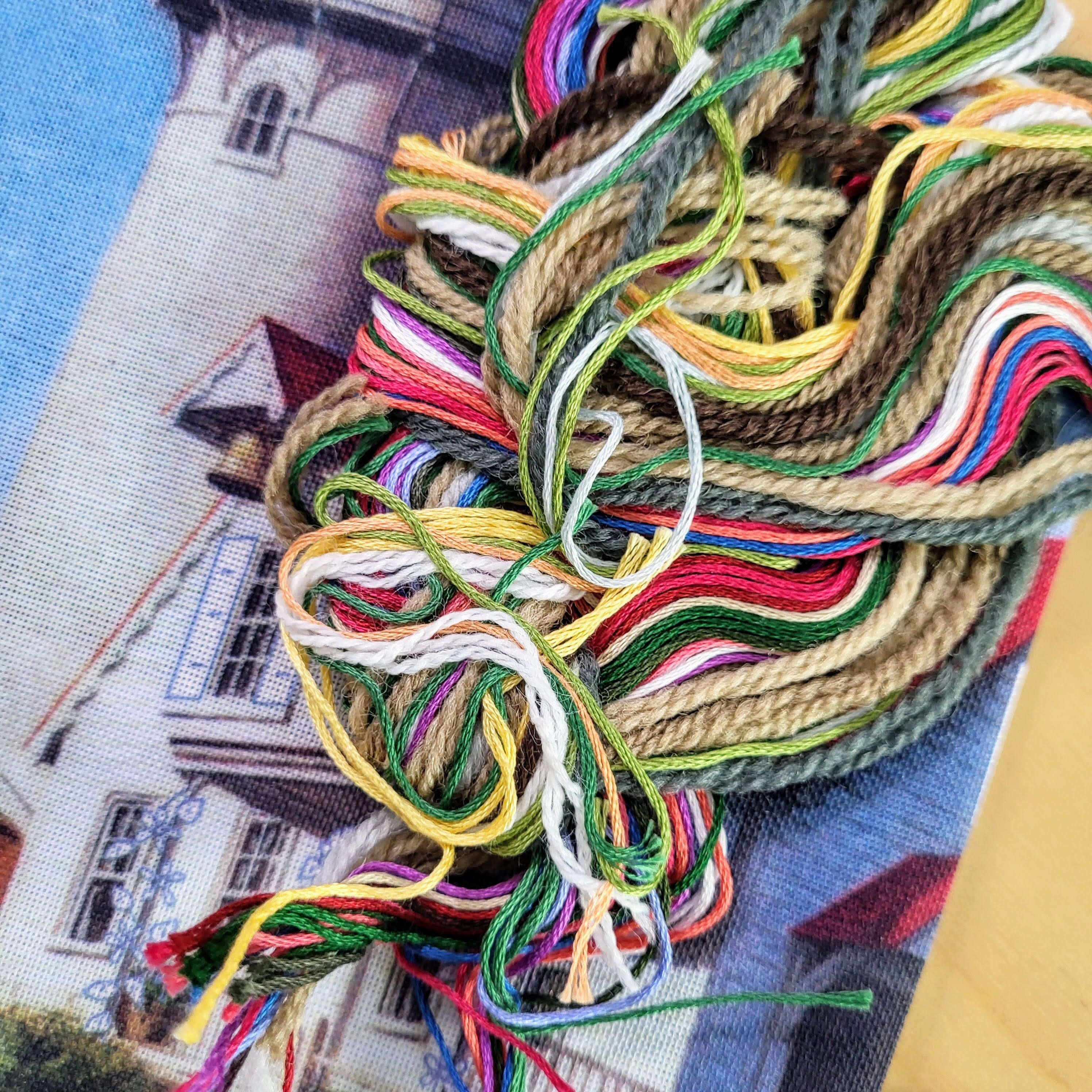 Vintage Dimensions Crewel Embroidery Kit Coastal Retreat by Sandy