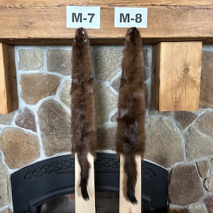 LG Male Mink Pelt, Commercial Garment Tanned