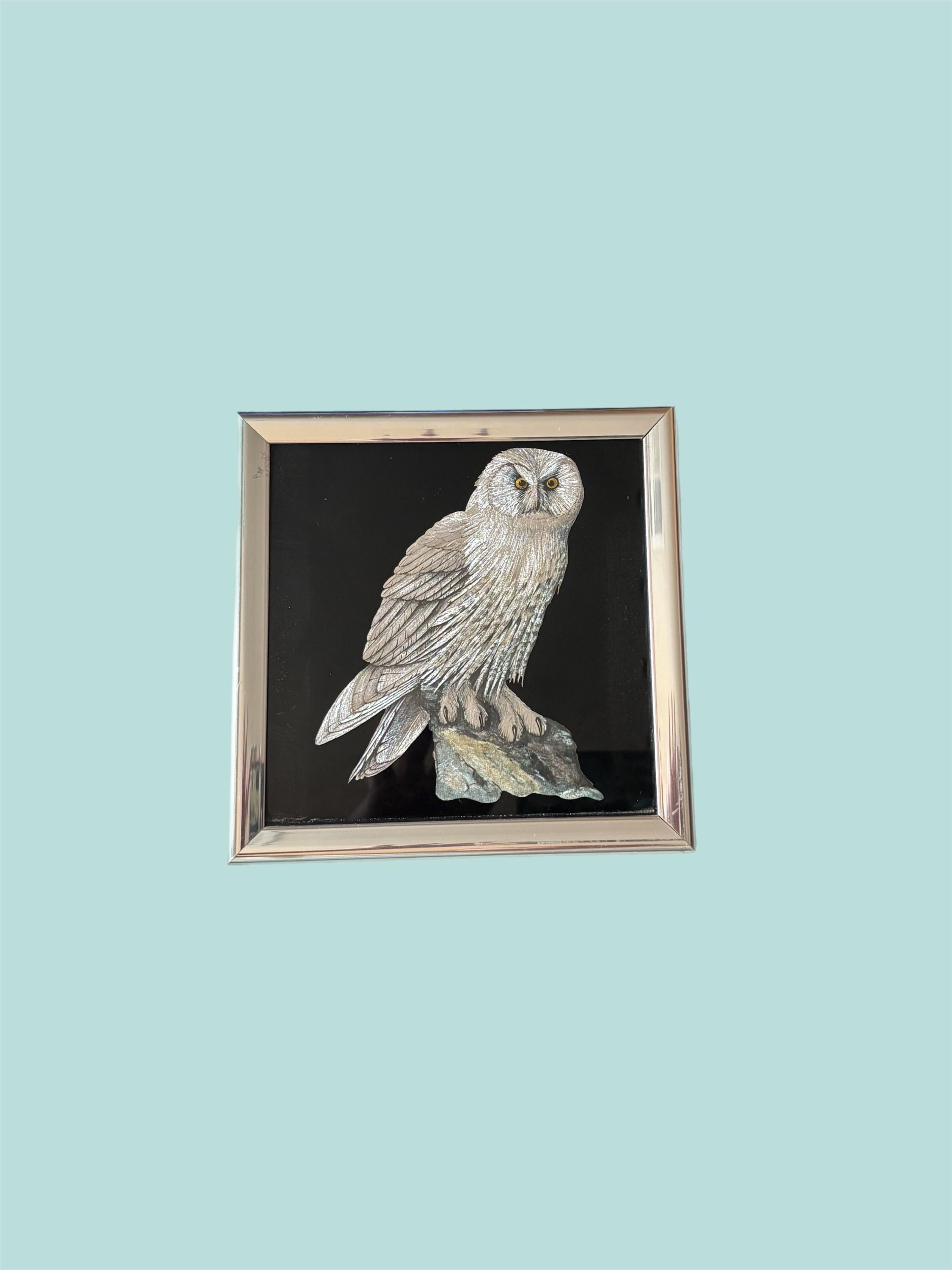 70s Owl Picture - Etsy