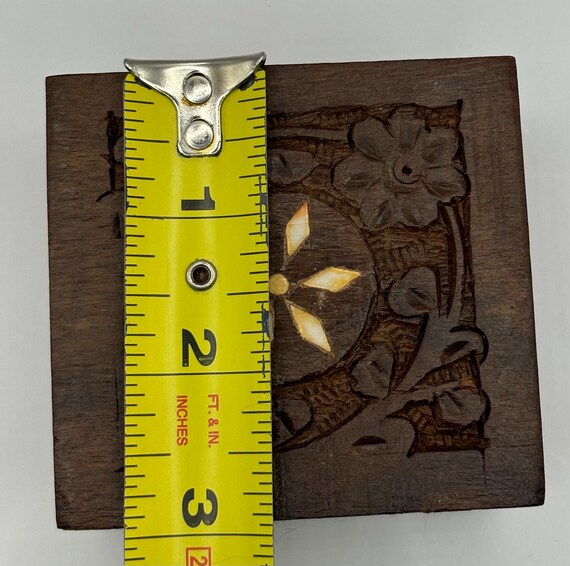 1cm Hand Carved Sheesham Wood Clothing Button (Set of 10) 24