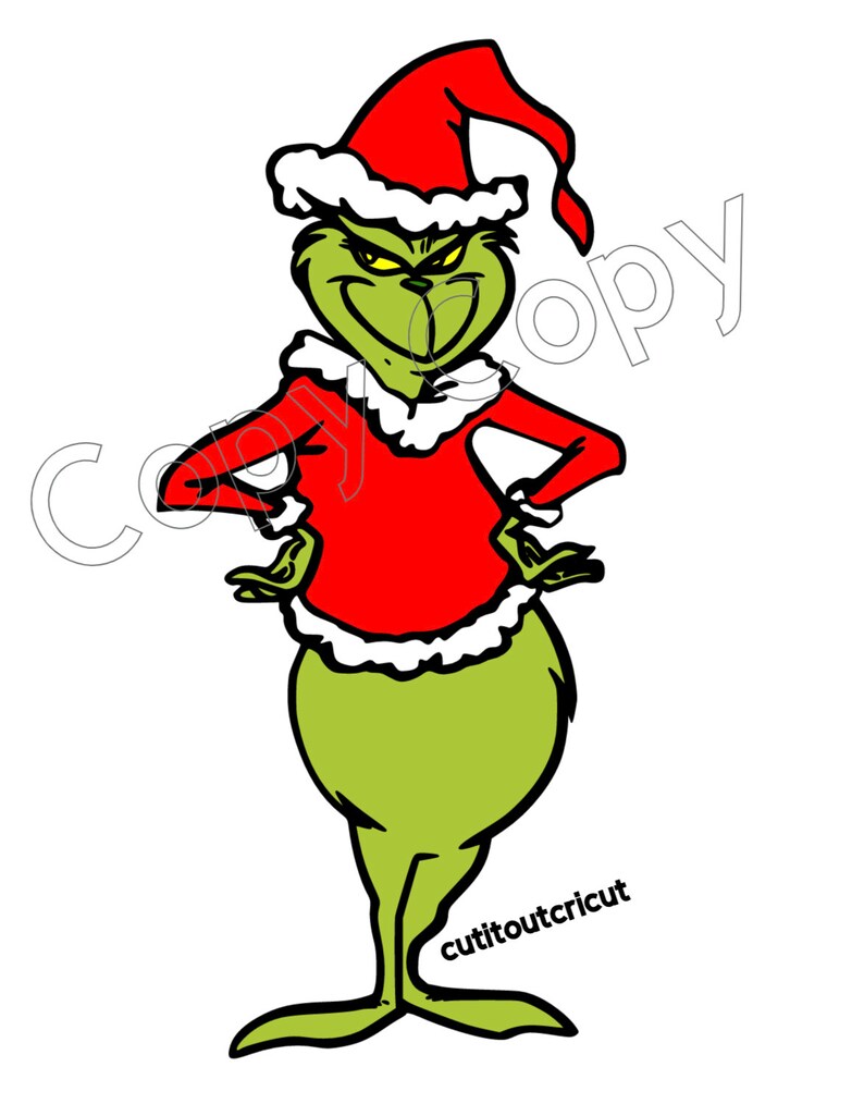 Download Sassy Grinch Svg Etsy