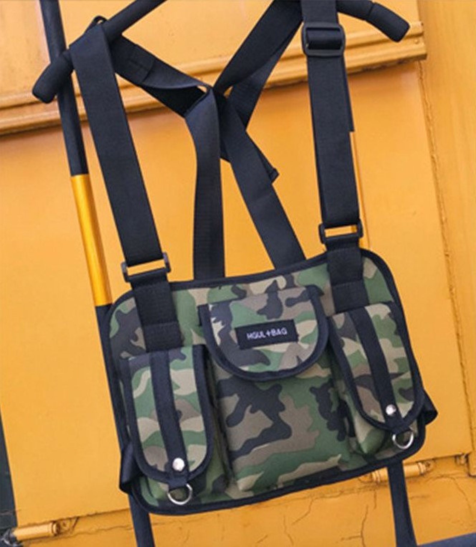 Tactical Techwear Chest Bag Etsy