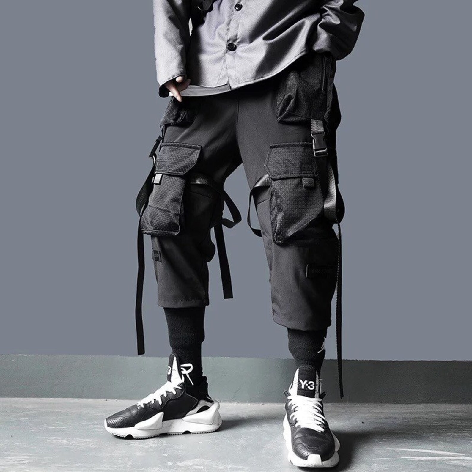 Techwear urban joggers. Harajuku style Etsy