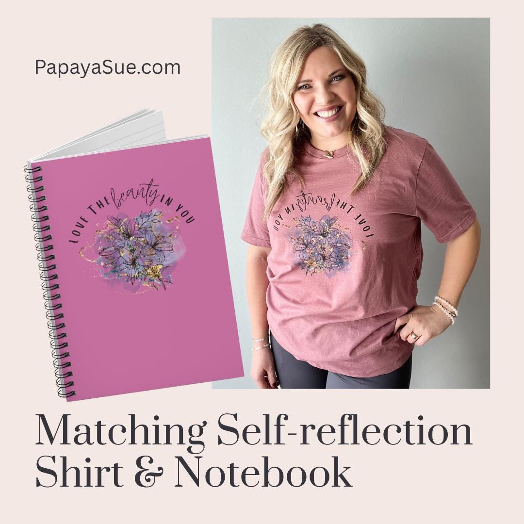 Inspirational Self-reflection Notebook – Ruled Line Journal - Etsy