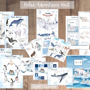 Polar Adventures Unit Study - Arctic and Antarctica Studies