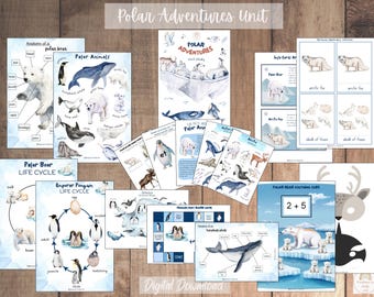 Polar Adventures Unit Study - Arctic and Antarctica Studies