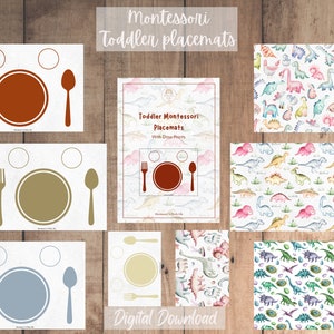 Montessori Placemat for Toddlers