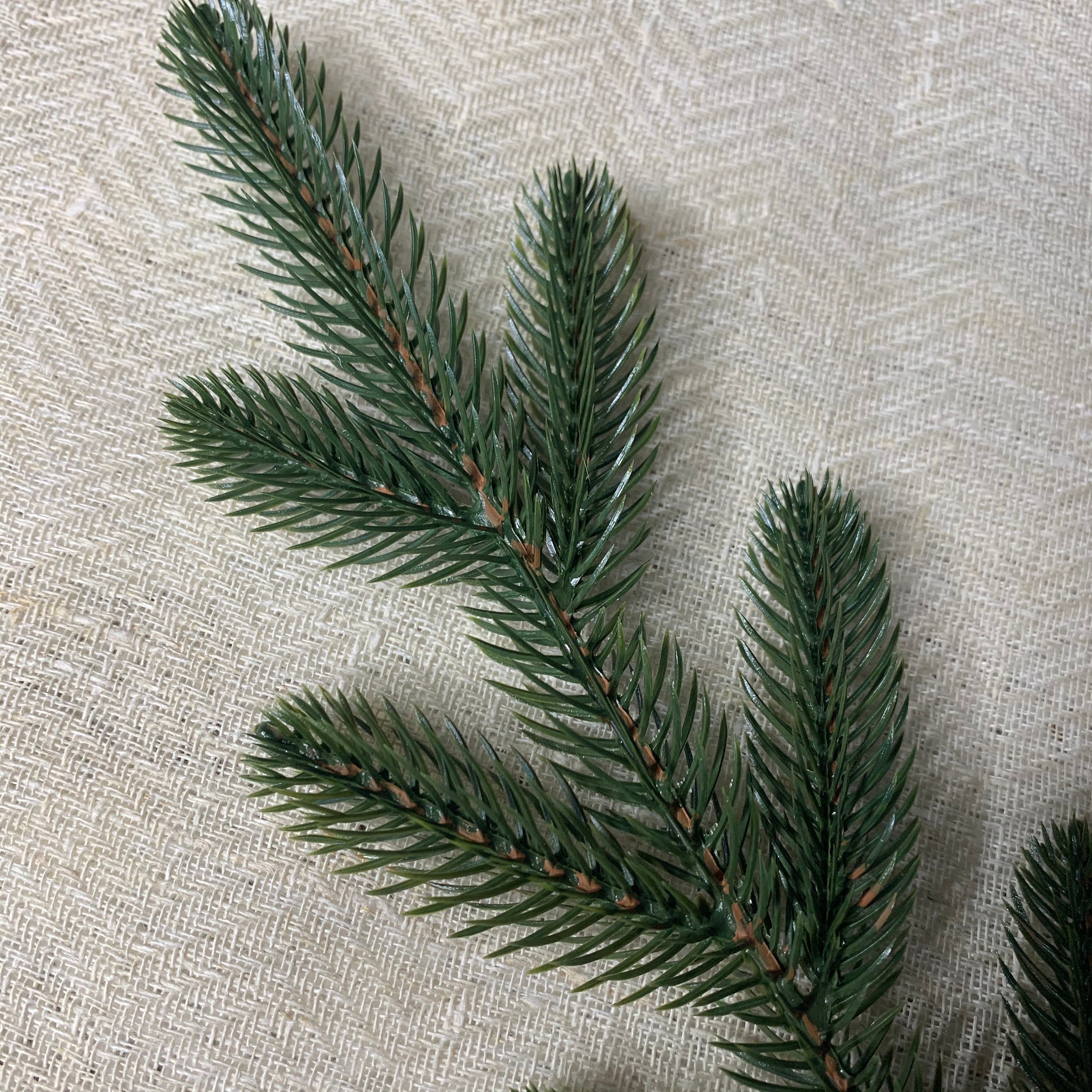 Christmas Greenery Stems Lot of 5 Pcs Artificial Greenery Christmas