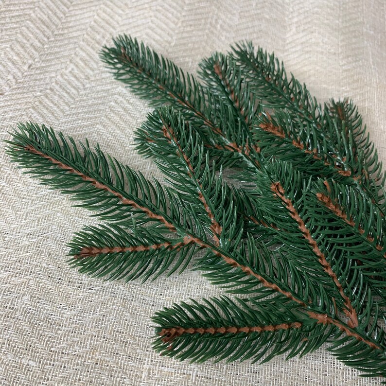 Christmas Branches Lot of 3 Pcs Artificial Pine Needles Etsy