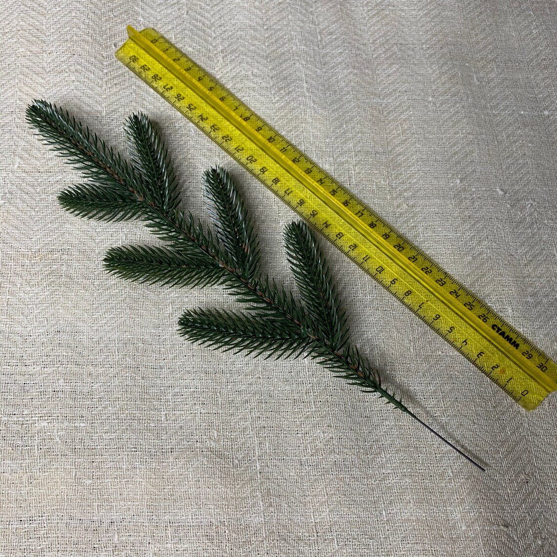 Christmas Greenery Stems Lot of 5 Pcs Artificial Greenery Christmas