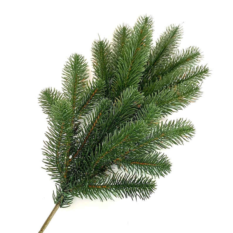 Big Artificial Branch Artificial Pine Christmas Greenery Stems - Etsy