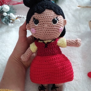 Heidi Amigurumi crochet doll PDF pattern