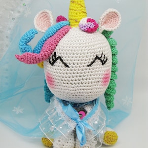 Crochet Amigurumi Unicorn Pattern: Tulle Cloak (PDF Pattern)