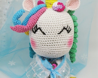 Crochet Amigurumi Unicorn Pattern: Tulle Cloak (PDF Pattern)