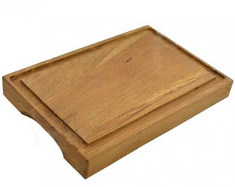 Large Oak Serving Board - wooden serving board - serving board wood - cutting board - wood cutting board - rustic cutting board