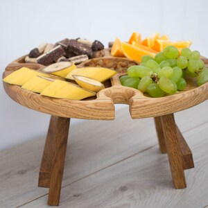 wood picknick cheese board, wooden serving plate, cheese tray, cheese board,  charcuterie board, cheese platter, kitchen decor