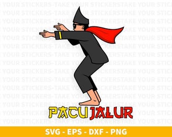 Funny Aura Farming Kid Meme: Pacu Jalur SVG PNG
