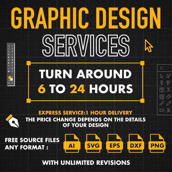 Custom Graphic Design Service: Logo, Poster, Web Design
