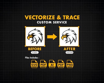 Custom Image to Vector Conversion Service (Digital Download)
