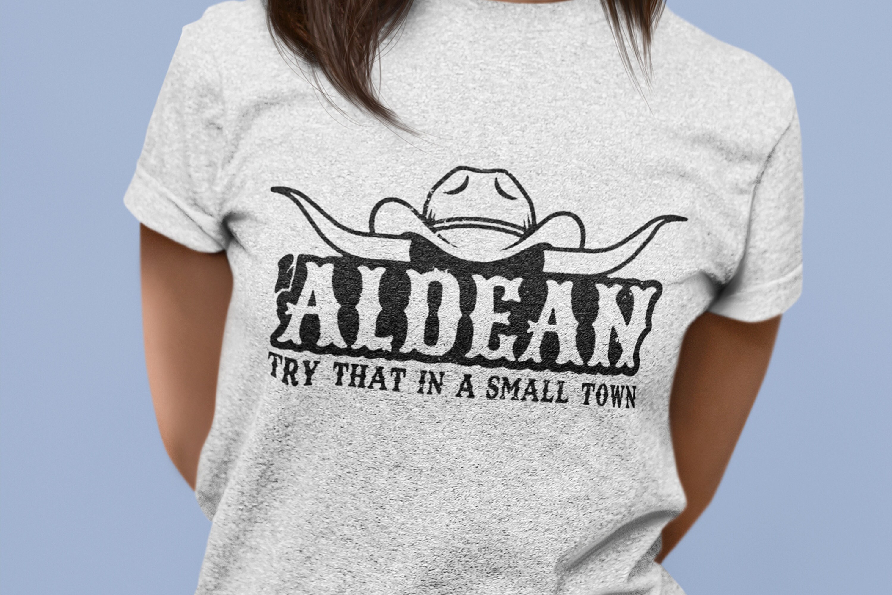 Jason Aldean (White) Silhouette En Carton Taille Mini