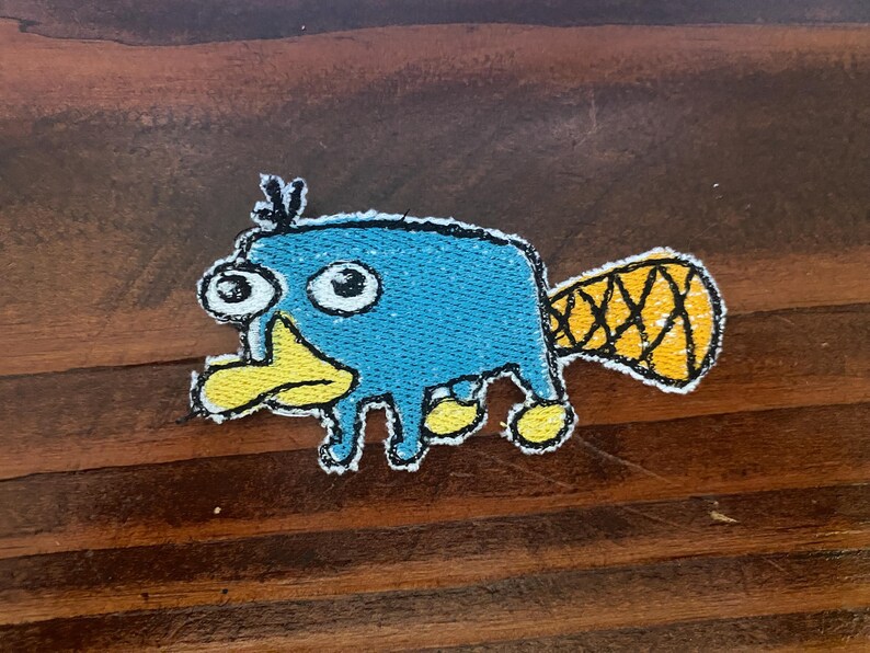 Perry The Platypus Iron sew On Patch Etsy