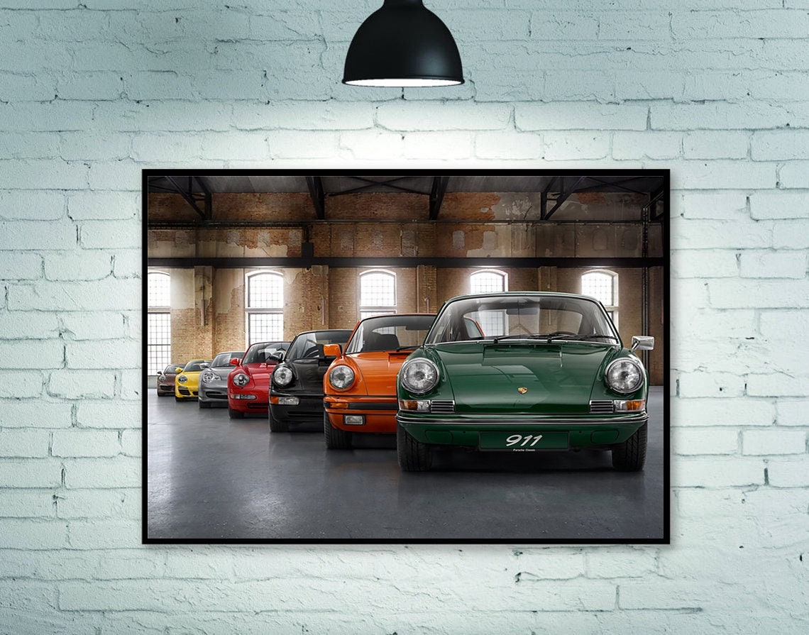 Classic porsche 911 wallpaper cars poster wall poster room