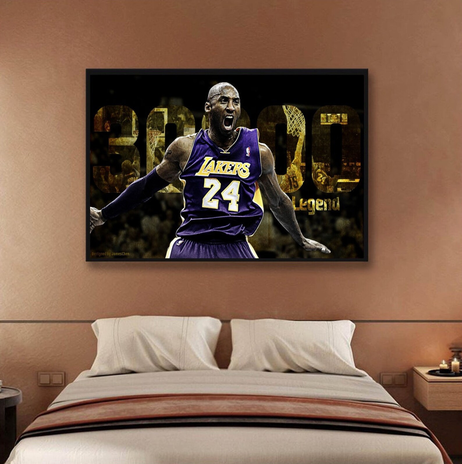 Kobe Bryant Basketball poster wall poster room decor art wall Etsy