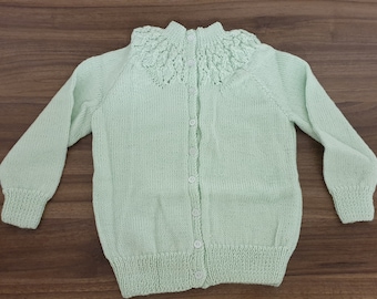 Looking Mint Childs Hand Knitted Cardigan