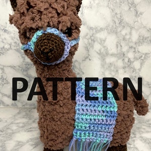 Alex the alpaca - crochet pattern