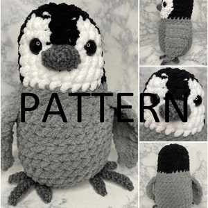 Popper the baby penguin amigurumi - crochet pattern