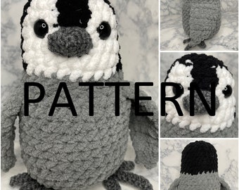 Popper the baby penguin amigurumi - crochet pattern