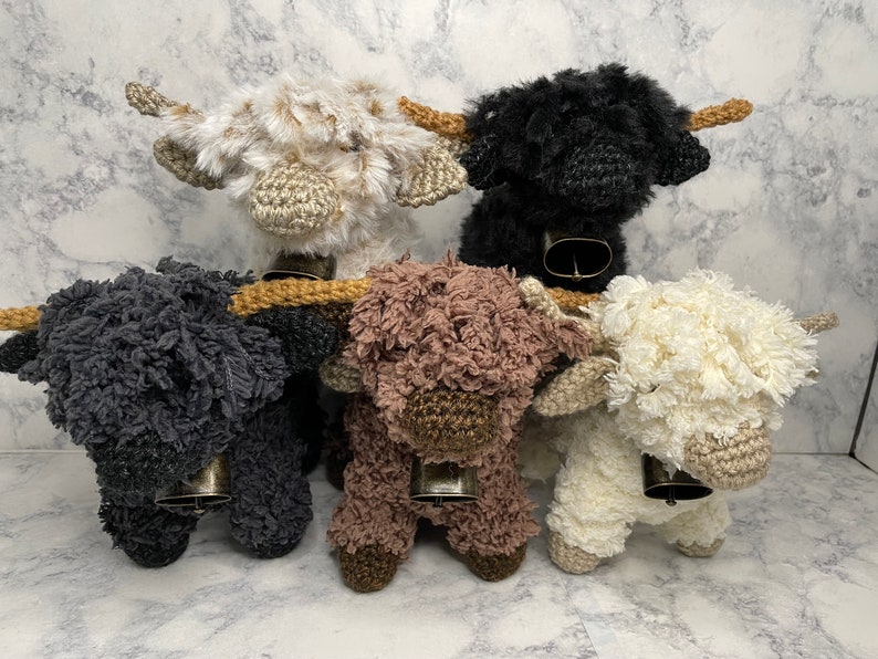 Crochet Mini Highland Cow Amigurumi Pattern image 3
