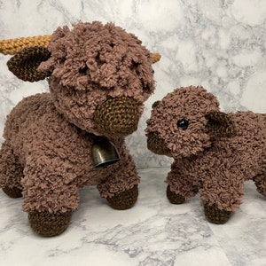 Crochet Mini Highland Cow Amigurumi Pattern image 6