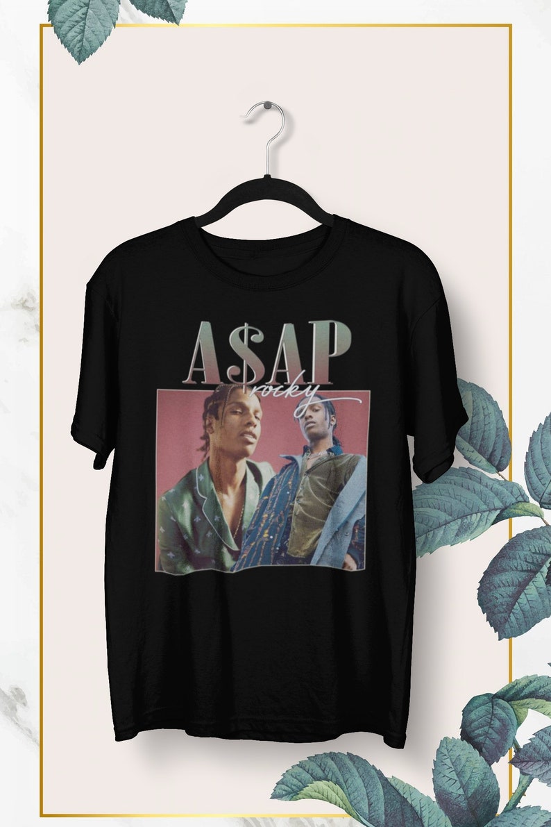 ASAP Rocky T Shirt Asap Rocky Art T-shirt ASAP Rocky Merch | Etsy