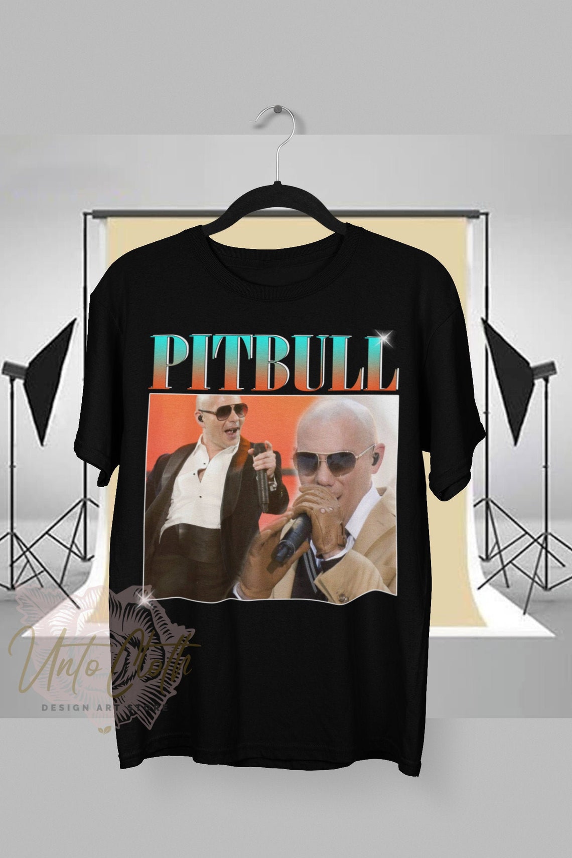 Pitbull Shirt Hip Hop Shirt Rap shirt Vintage 90s Retro 90 | Etsy