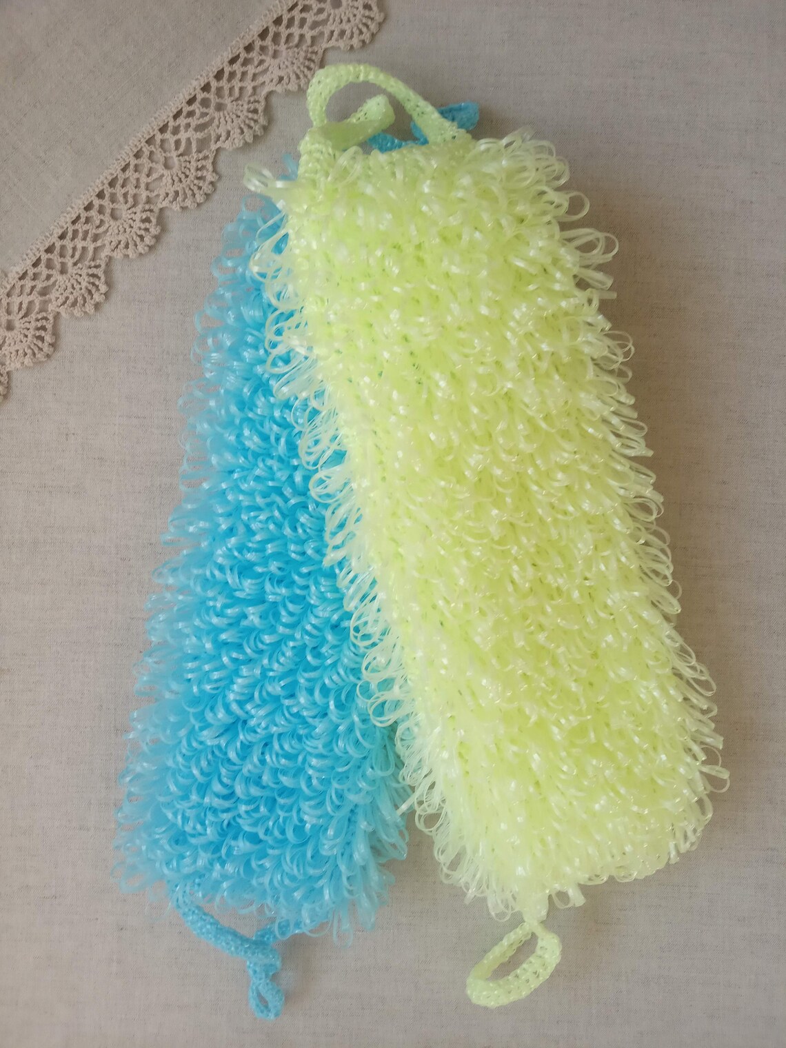 Body washcloths 2 pieces Etsy