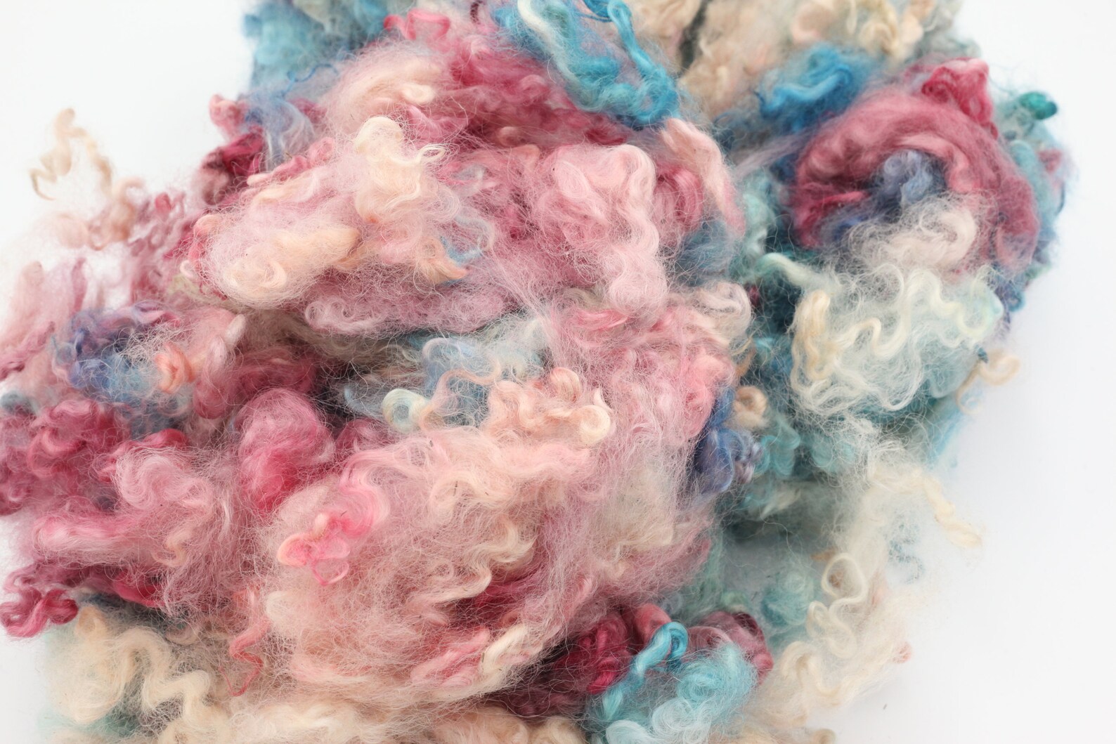 Bright Wool Dyed Locks 5 6inch staple length 2 ounces Etsy