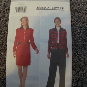 Butterick Jessica Howard Jacket, Slacks, Skirt Pattern - Uncut - sizes 12-16