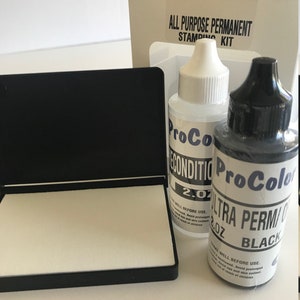 Crisp, Quick Dry Black Marking Ink: Archival Quality, Non-Porous Surfaces