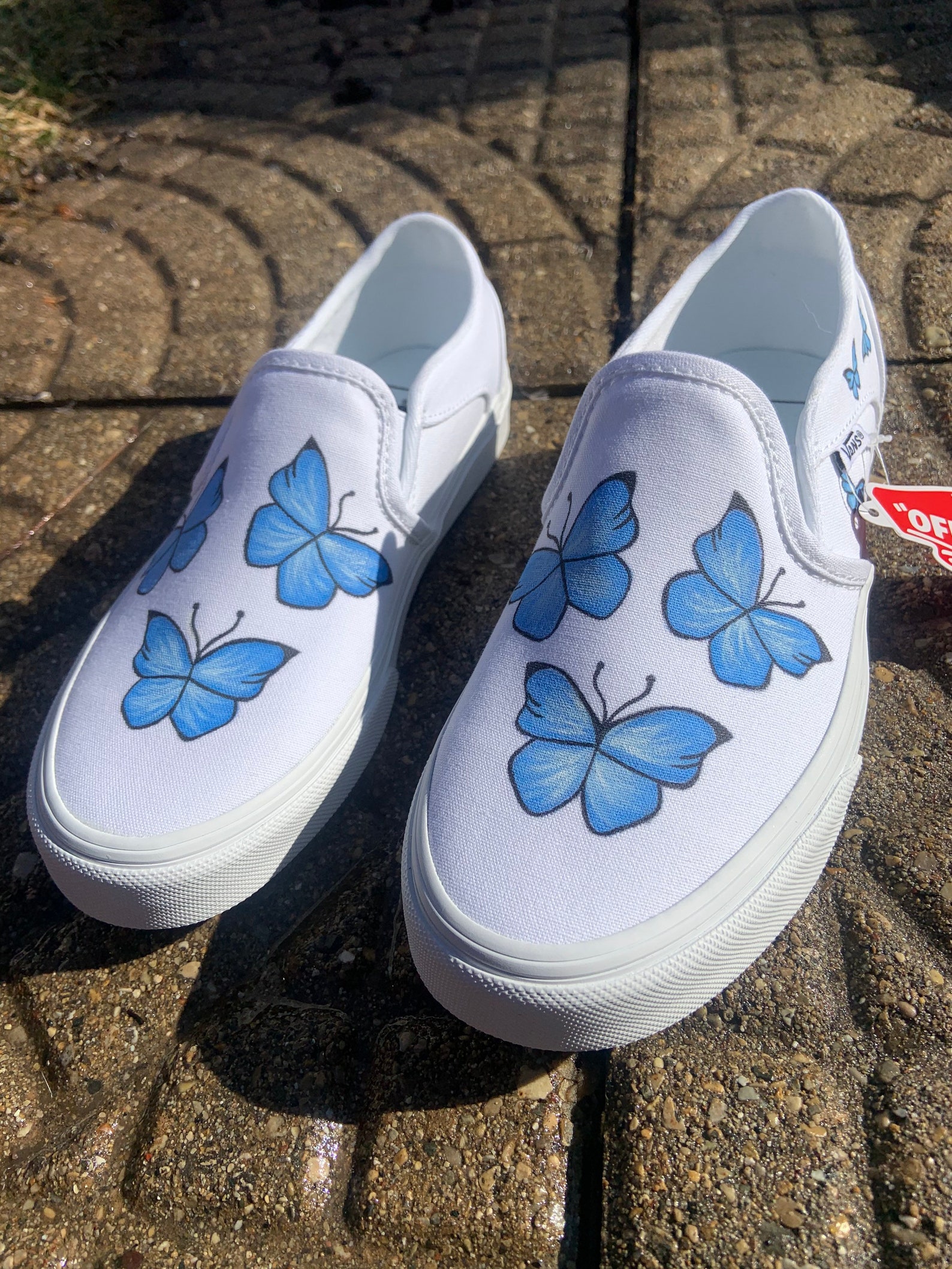 Custom Butterfly / Butterflies Vans Sneakers | Etsy