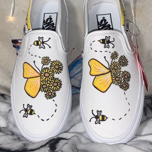 Custom Butterfly Sunflower Honey Bee 