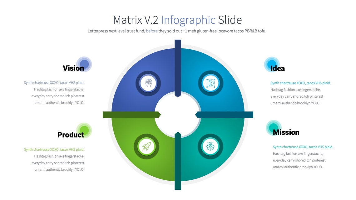 Matrix Powerpoint Presentation Template Matrix Diagram Power - Etsy