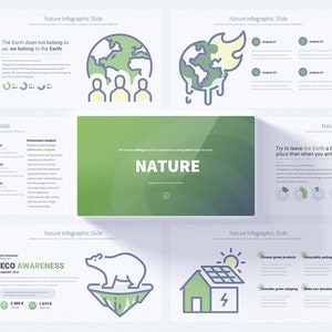 Nature PowerPoint Presentation Template | Comprehensive Ecology and Eco Awareness Slides for Environmental Presentations