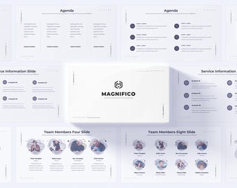 Professional Pitch Deck PowerPoint Template | Fully Animated Pitch Deck PowerPoint | Clean & Modern PowerPoint Template for Business Growth