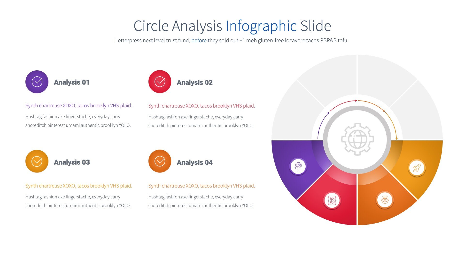 Circle Analysis Powerpoint Diagrams Presentation Template, Strategy ...