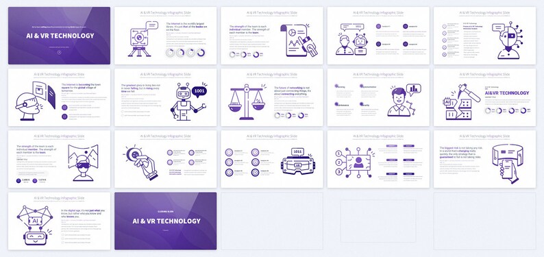 Innovative AI & VR Powerpoint Infographics | Engaging Presentation ...